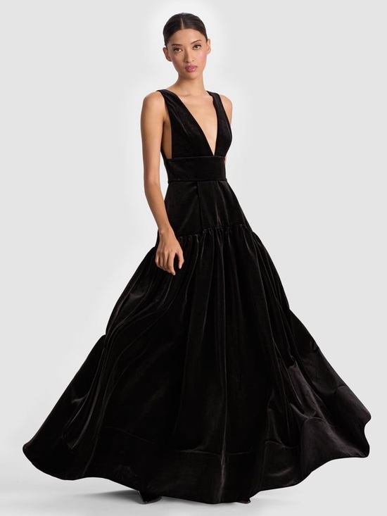 Alice + Olivia Dresses & Skirts - LILA VELVET GOWN